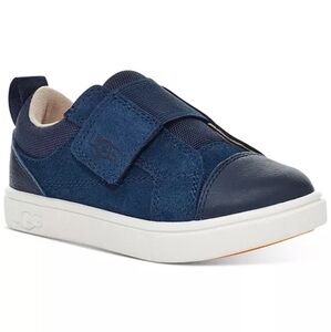 UGG Kids Navy Sneakers with Velcro Straps